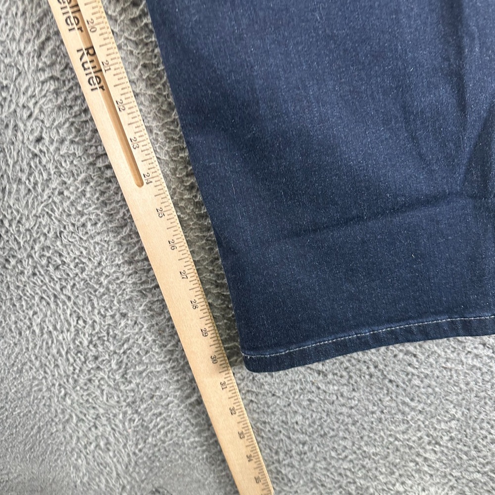 Buffalo David Bitton Alyssa Jeans Women 12 Blue Denim Straight High-Rise Stretch - Picture 9 of 11
